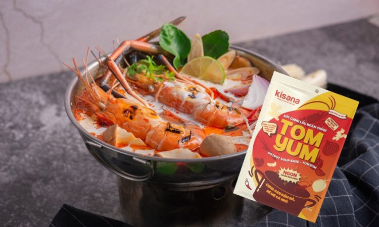 Sốt canh lẩu hoàn chỉnh Tom Yum Kisana - Giải pháp nấu lẩu nhanh gọn tại gia